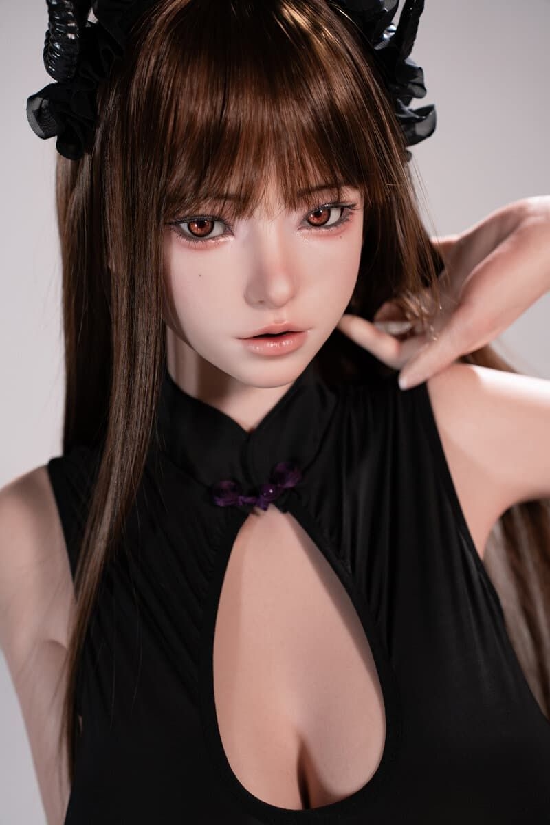 Picture of Fudoll Silicone Love doll 165cm (5.41ft) Real Asian, Real Skin Texture Baitao BBW Sex Doll