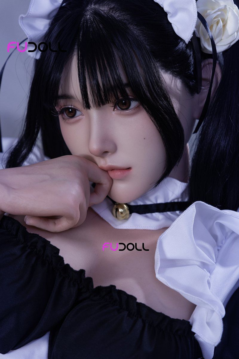Picture of FUDOLL 162cm (5.31ft) Asian Sex Doll Silicone, XiaoBei, Free Another Random Head Included (US Stock)