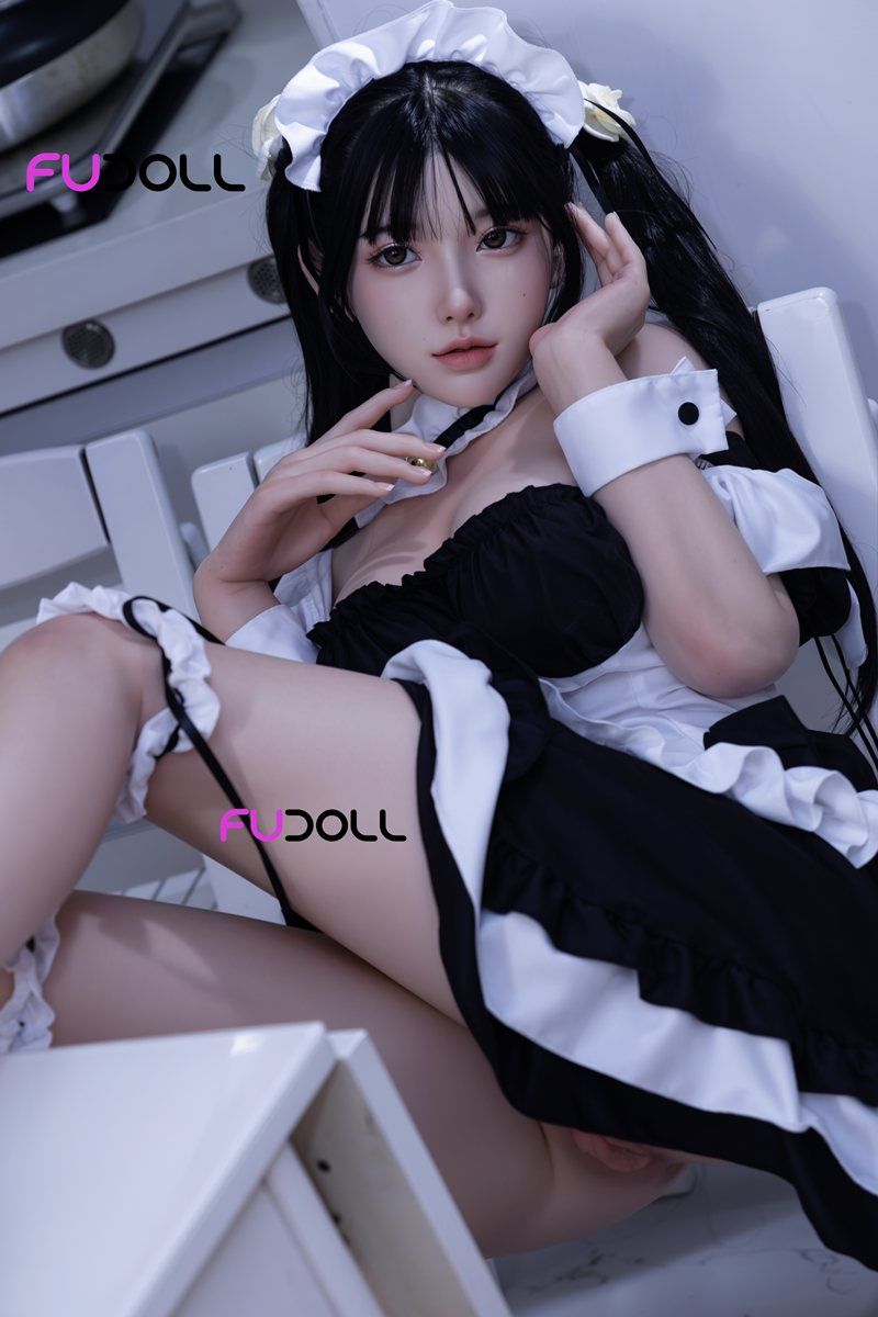 Picture of FUDOLL 162cm (5.31ft) Asian Sex Doll Silicone, XiaoBei, Free Another Random Head Included (US Stock)
