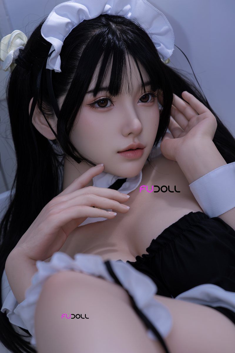 Picture of FUDOLL 162cm (5.31ft) Asian Sex Doll Silicone, XiaoBei, Free Another Random Head Included (US Stock)