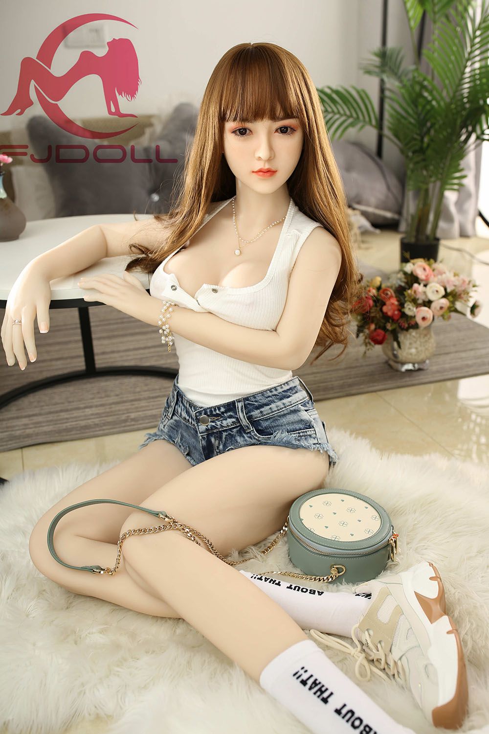 Picture of 159cm/5ft2 C-Cup Silicone Head Sex Doll - Zeylah