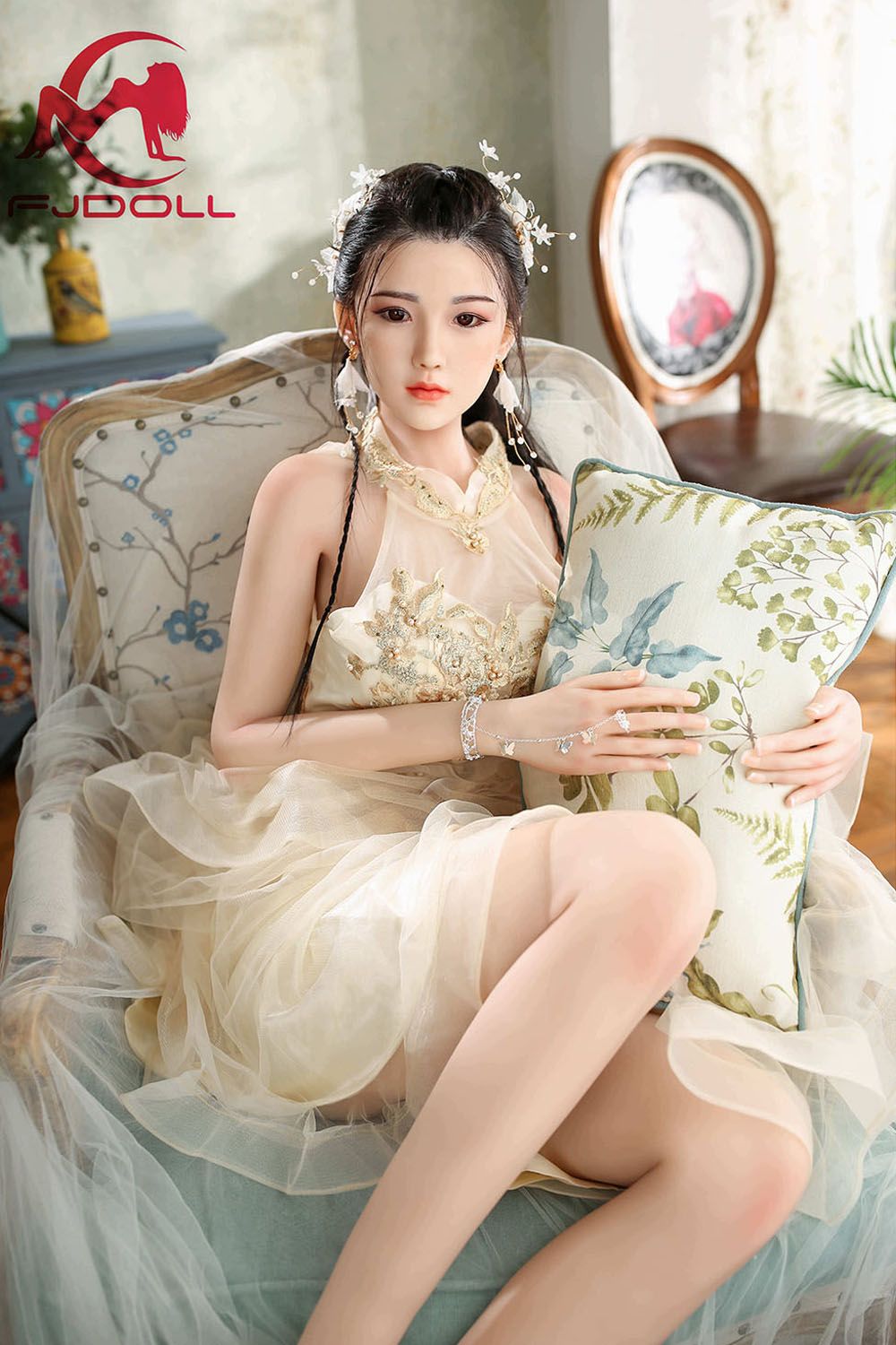 Picture of 169cm/5ft7 D-Cup Silicone Head Sex Doll - Drelaine