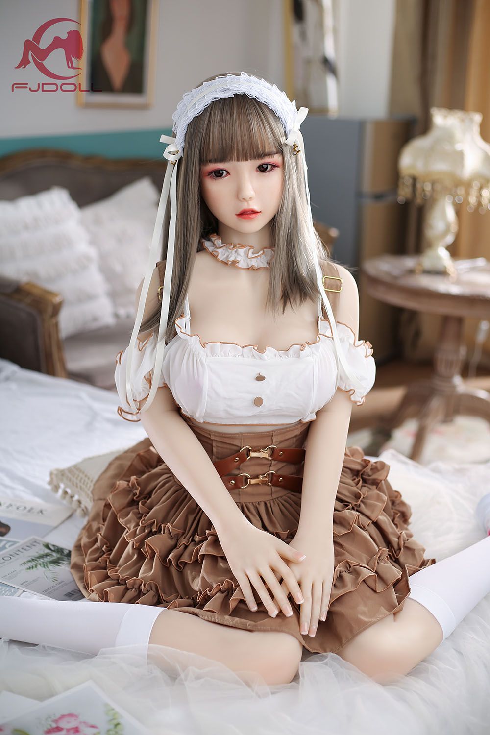 Picture of 158cm/5ft2 D-Cup Silicone Head Sex Doll - Ozyra