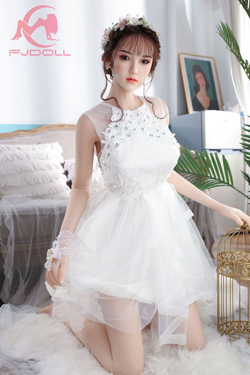 Picture of 169cm/5ft7 D-Cup Silicone Head Sex Doll - Orlissa