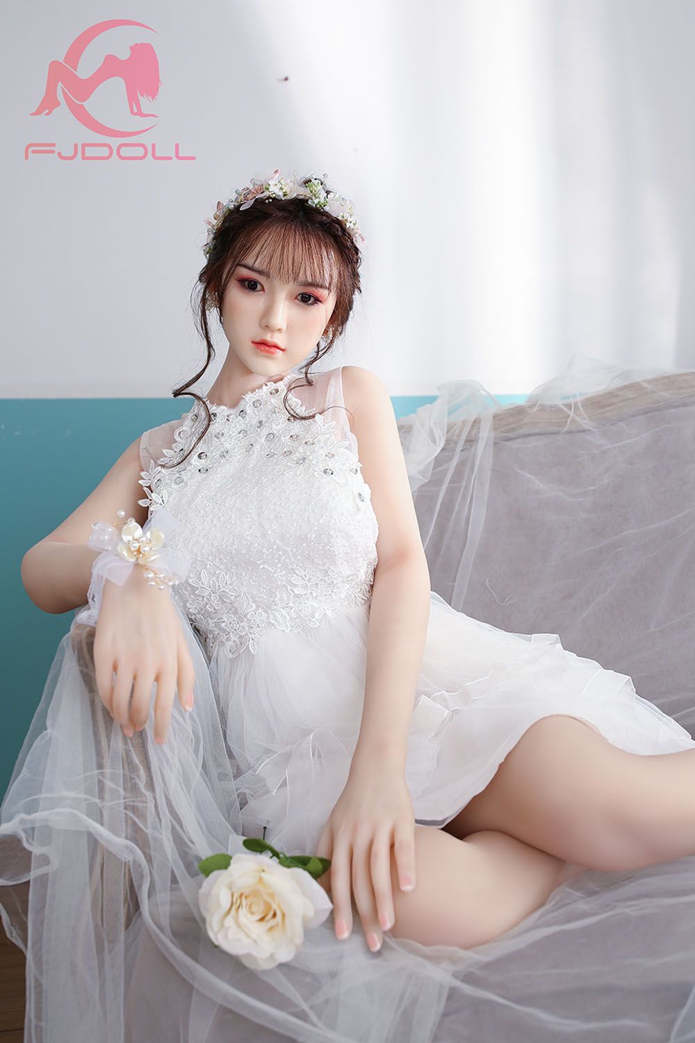 Picture of 169cm/5ft7 D-Cup Silicone Head Sex Doll - Orlissa