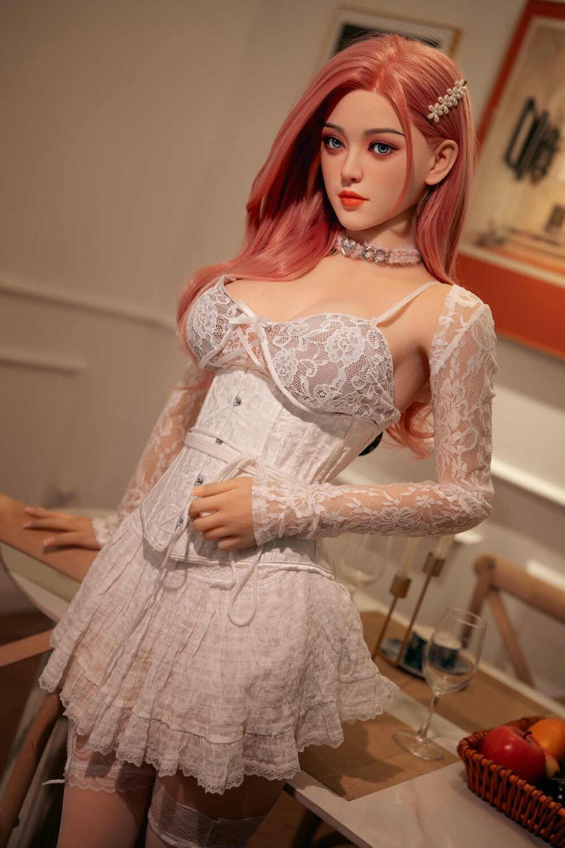 Picture of Rosretty 160cm/5ft3 C-cup Silicone Head Sex Doll – Penny Whit