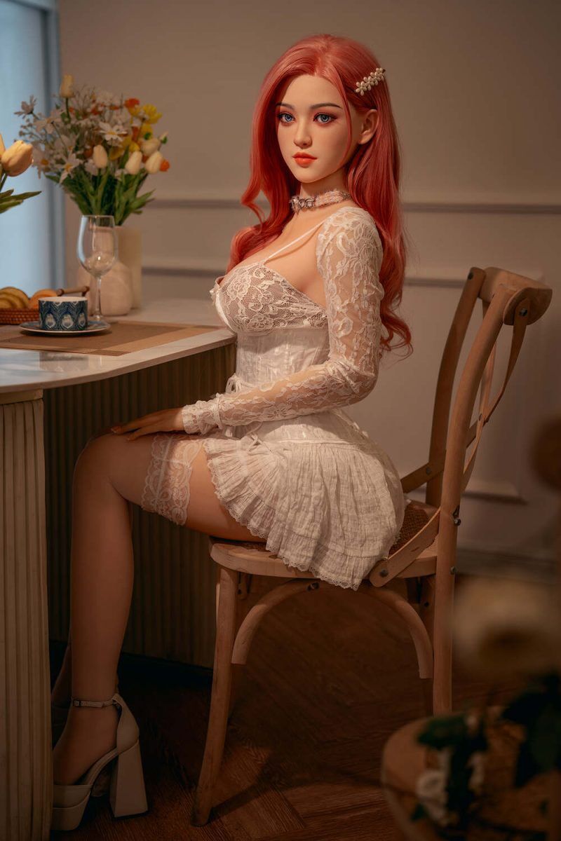 Picture of Rosretty 160cm/5ft3 C-cup Silicone Head Sex Doll – Penny Whit