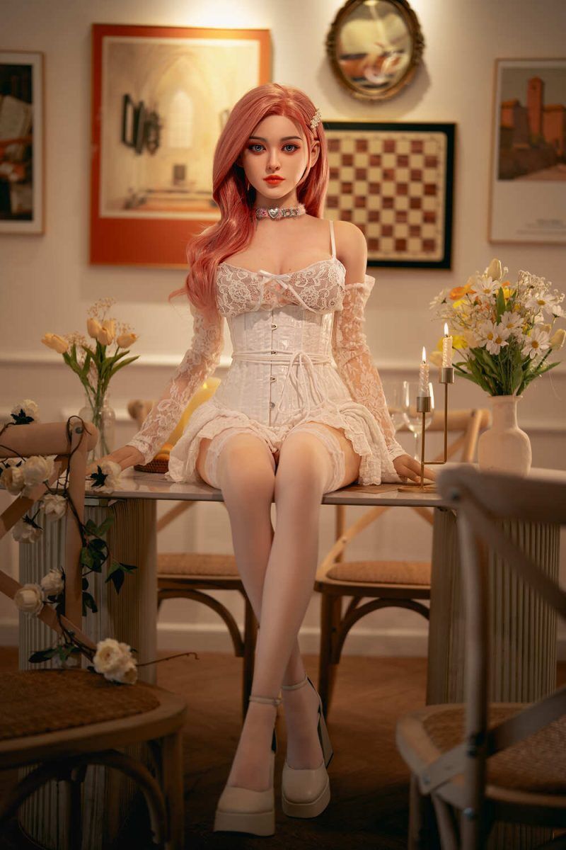 Picture of Rosretty 160cm/5ft3 C-cup Silicone Head Sex Doll – Penny Whit