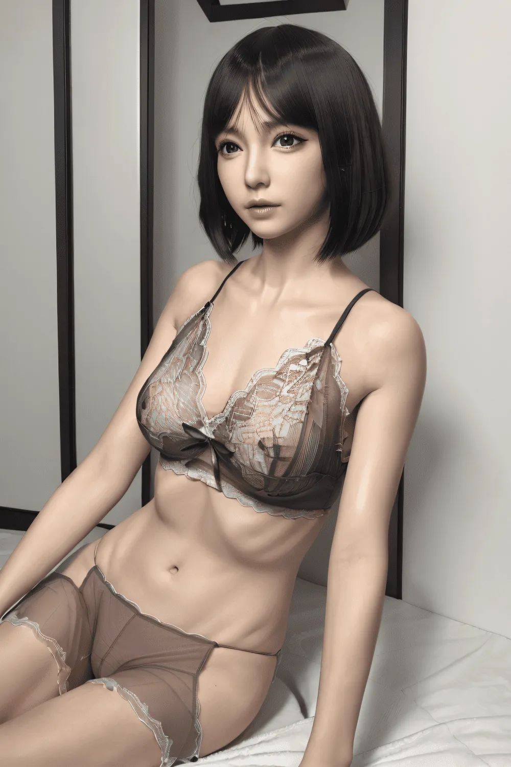 Picture of 151cm/4ft11 A-cup Silicone Sex Doll – Mumei