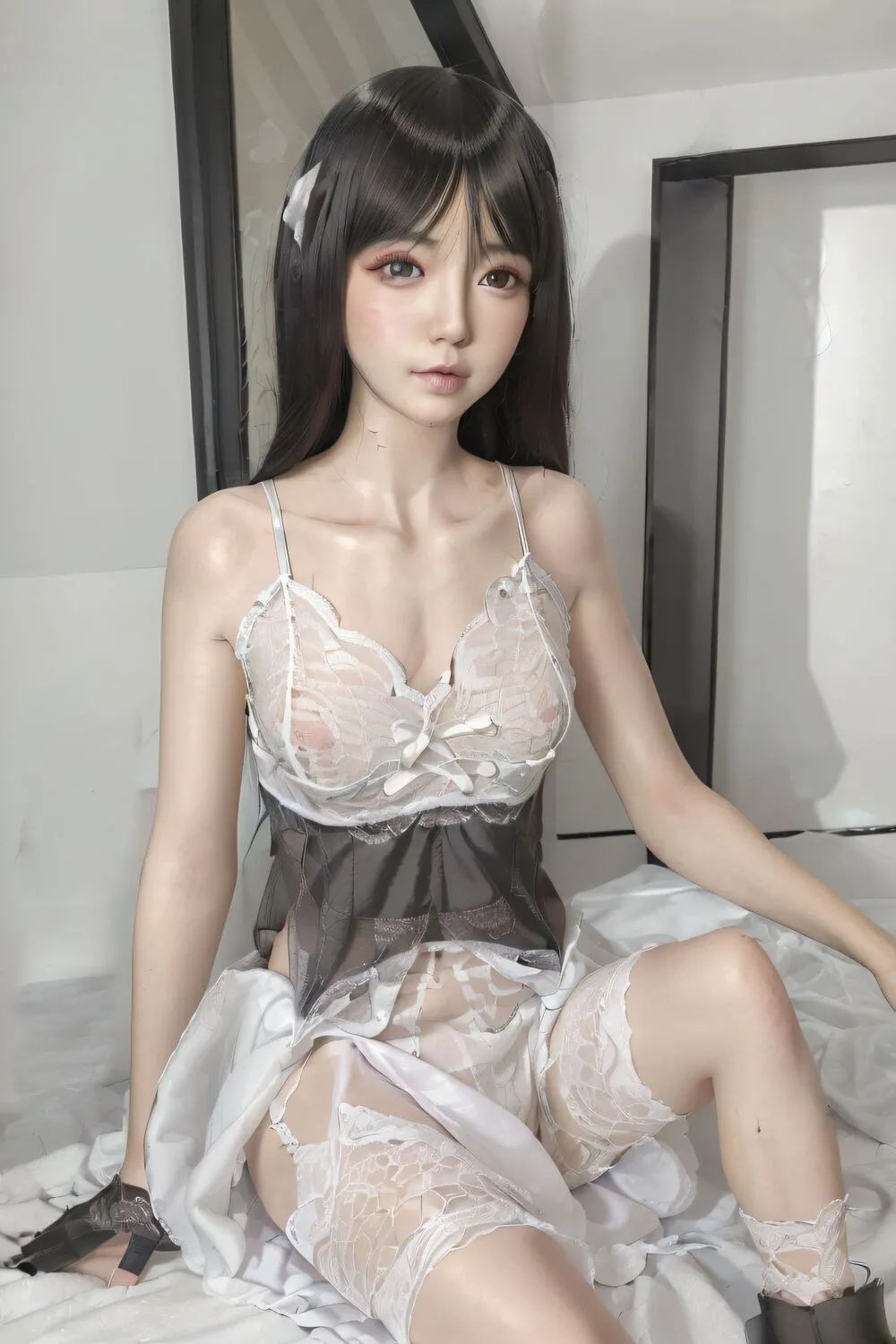 Picture of 151cm/4ft11 A-cup Silicone Sex Doll – Mumei