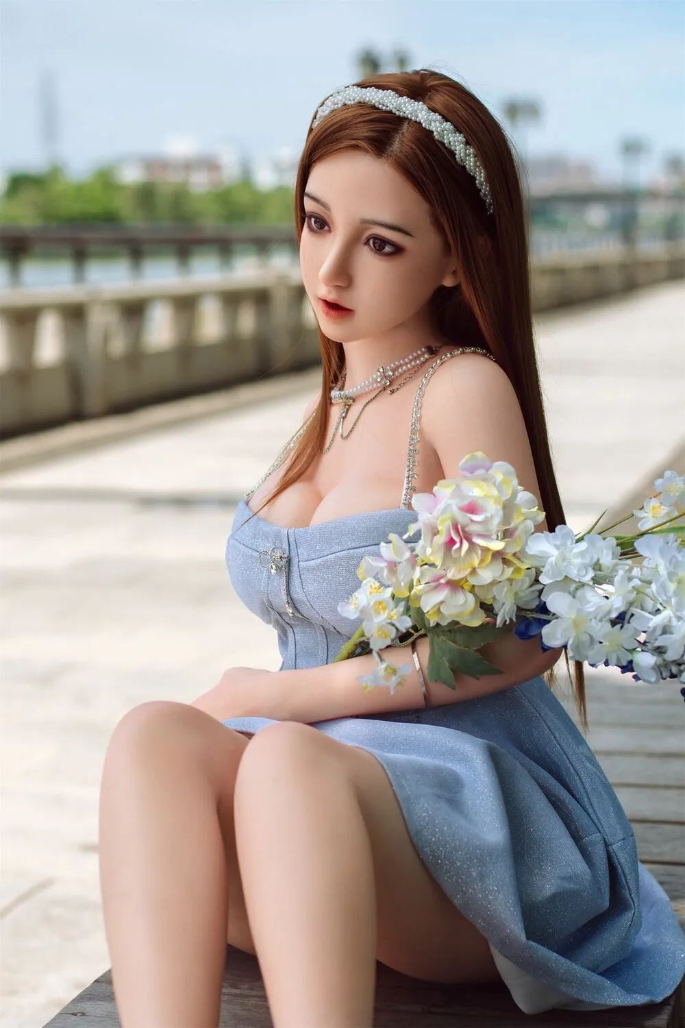 Picture of 155cm/5ft1 C-cup Silicone Sex Doll – Meijia