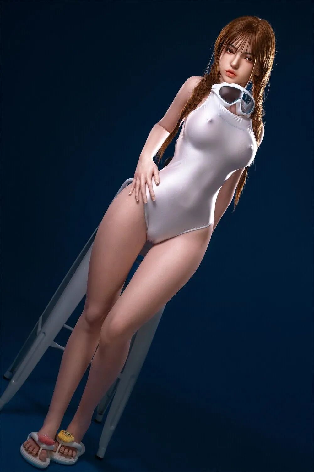 Picture of 158cm/5ft2 F-cup Silicone Sex Doll – Huadai (Real Skin Texture Version)