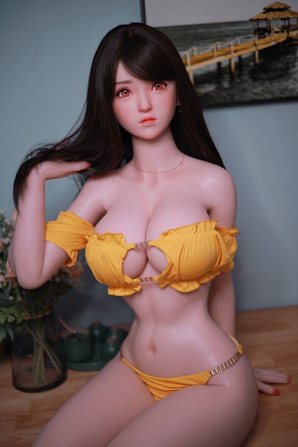 Picture of JY Doll 161cm/5ft3 G-cup Silicone Sex Doll – Lian Meng