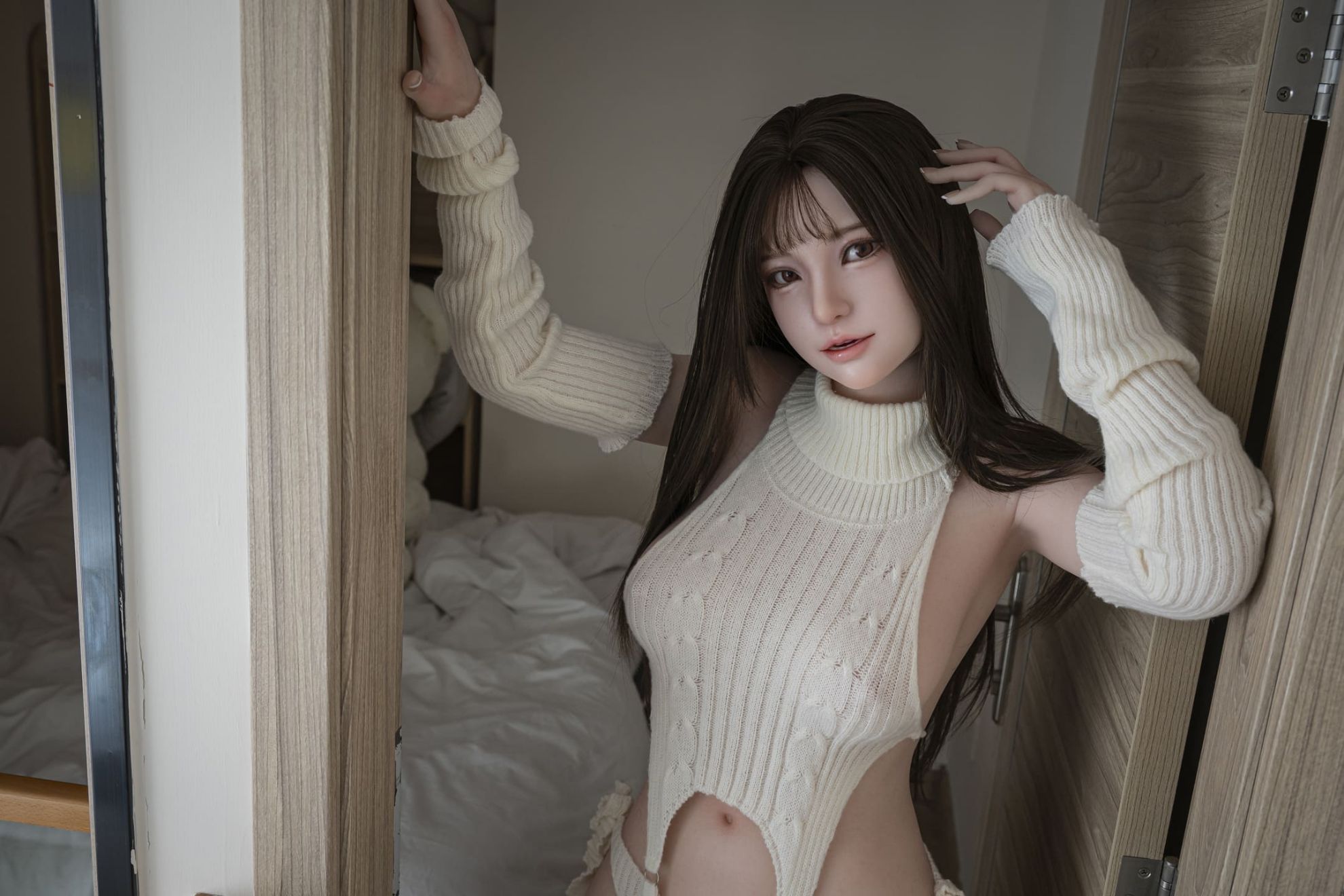 Picture of JXDOLL 164cm/5ft5 D-cup Silicone Head Sex Doll – JiaJia