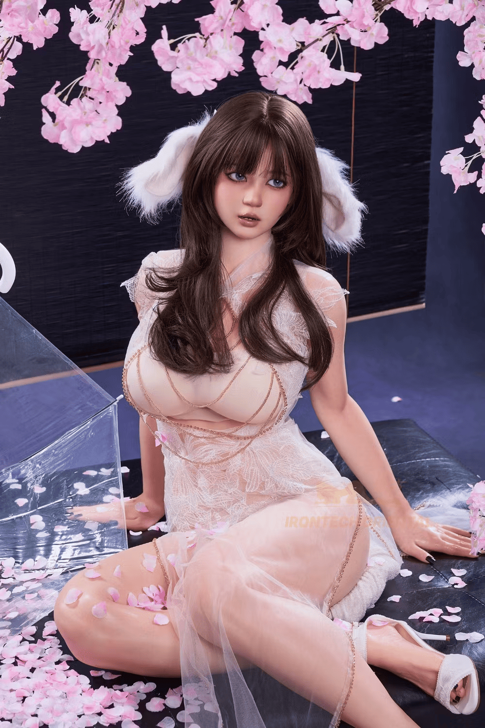 Picture of Irontech Dolls Full Silicone Sex Doll E-CUP161cm/5ft3 T3 ROS MAX Silk Glow Oriental Series Nia
