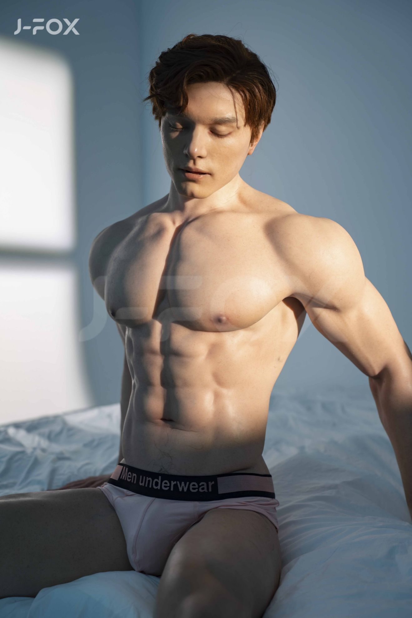 Picture of J-fox 184cm Sleepy Boy Male Silicone Sex Doll