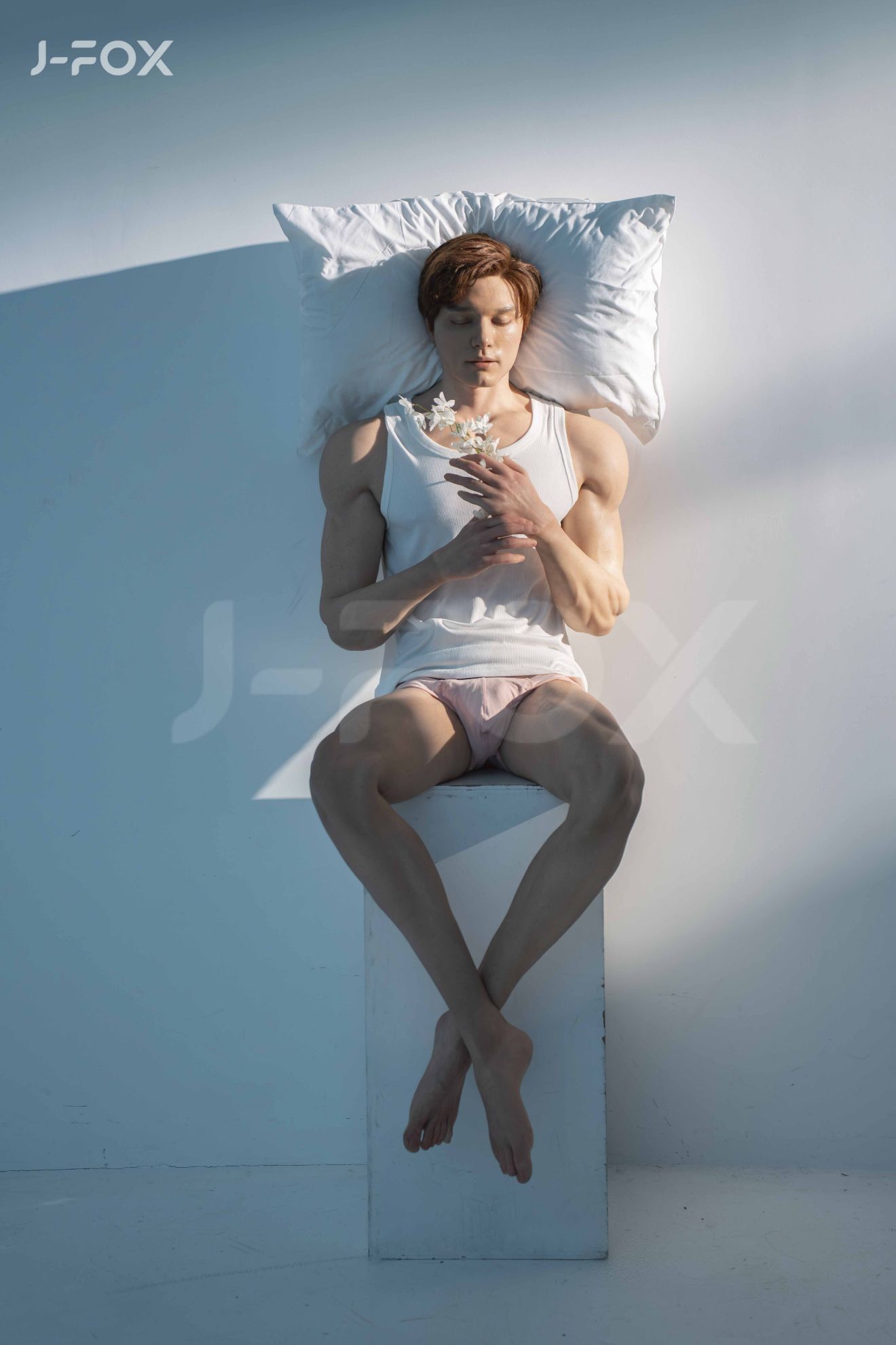 Picture of J-fox 184cm Sleepy Boy Male Silicone Sex Doll