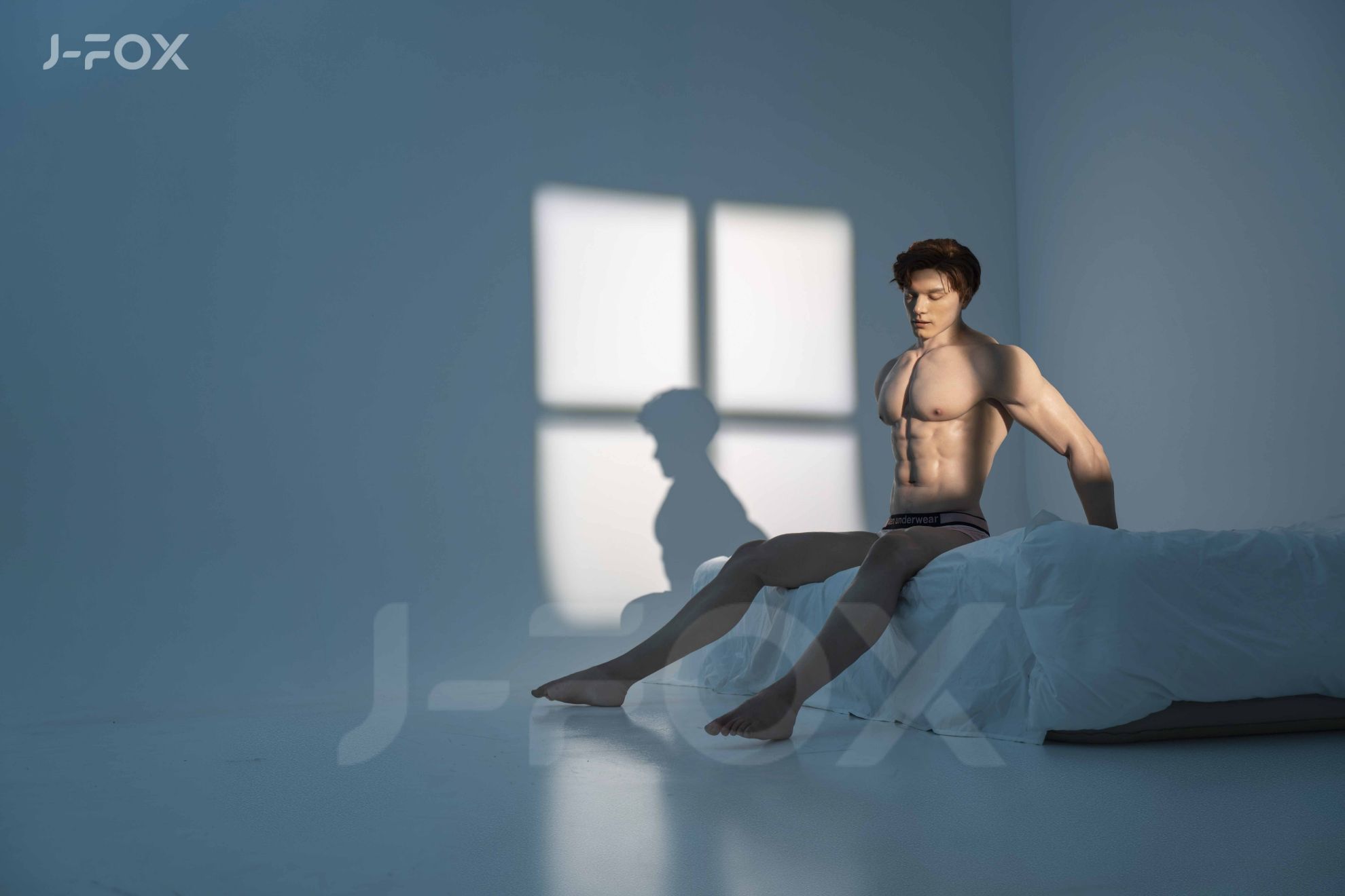Picture of J-fox 184cm Sleepy Boy Male Silicone Sex Doll