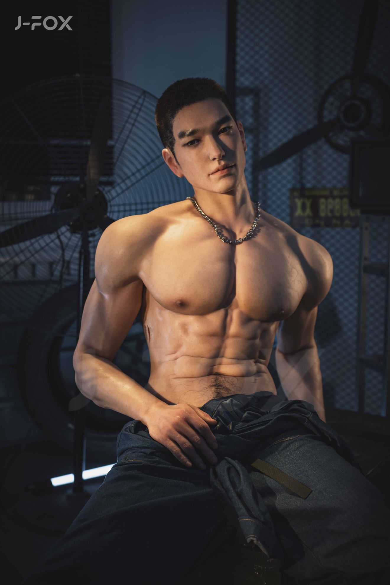 Picture of J-fox 184cm Repairman Silicone Male Sex Doll