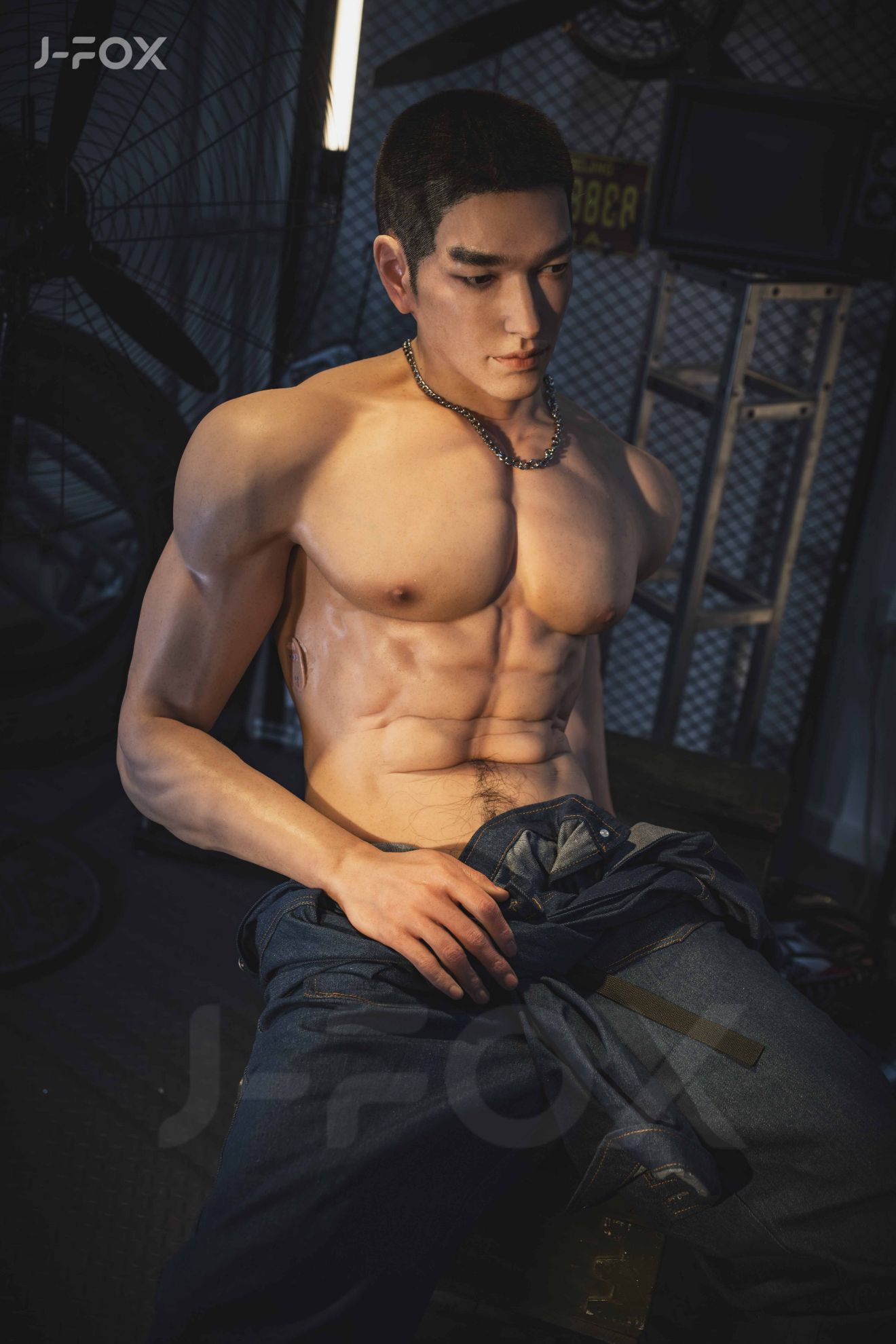 Picture of J-fox 184cm Repairman Silicone Male Sex Doll