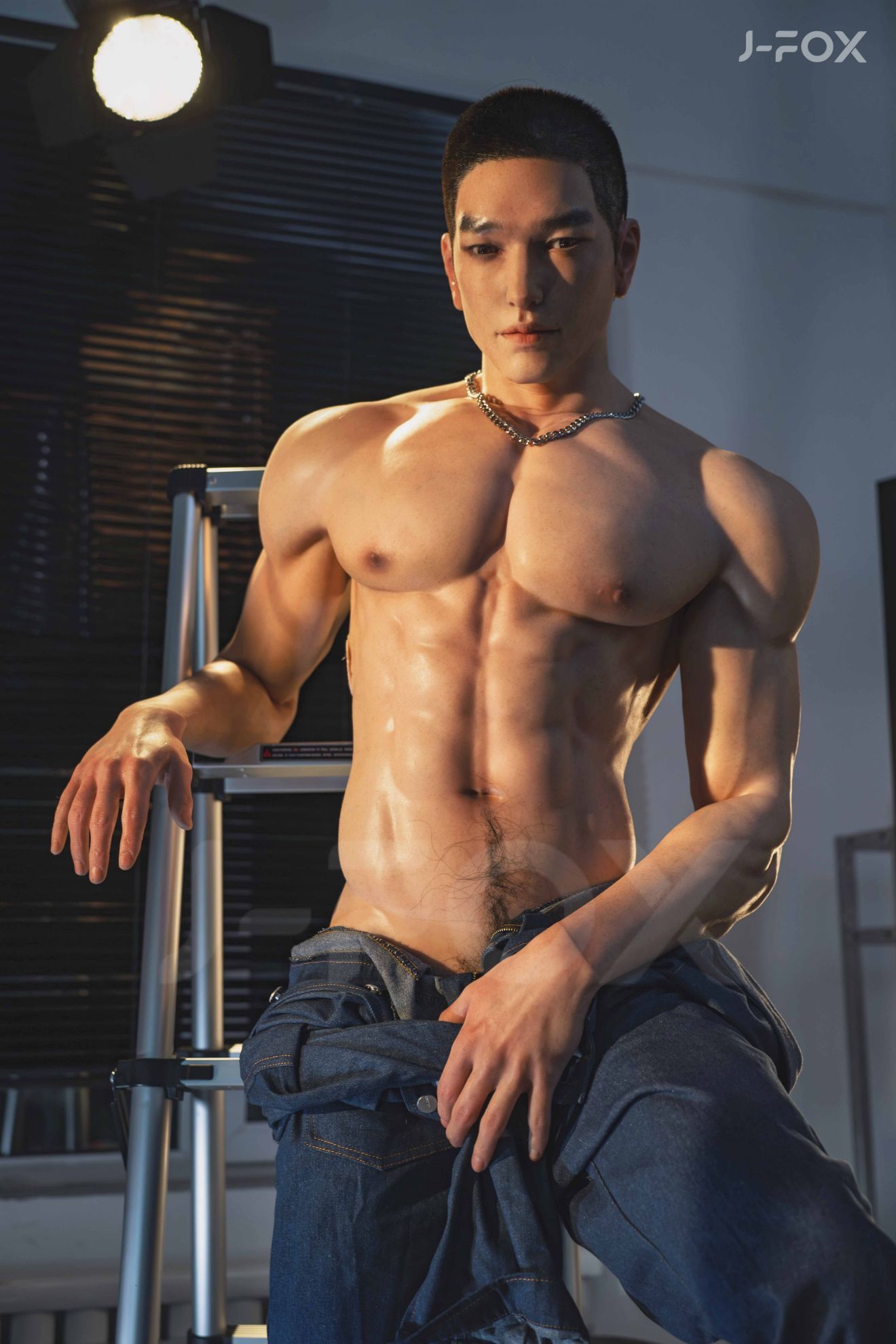 Picture of J-fox 184cm Repairman Silicone Male Sex Doll