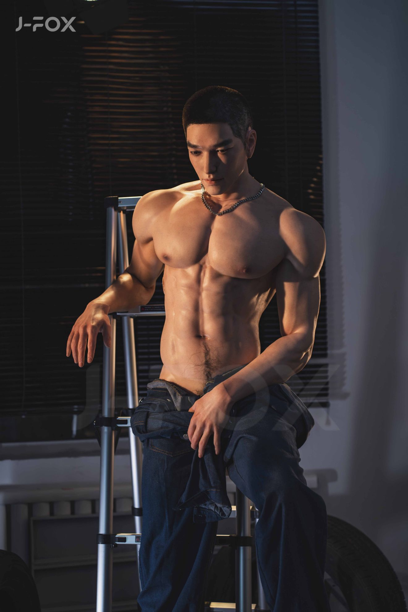 Picture of J-fox 184cm Repairman Silicone Male Sex Doll