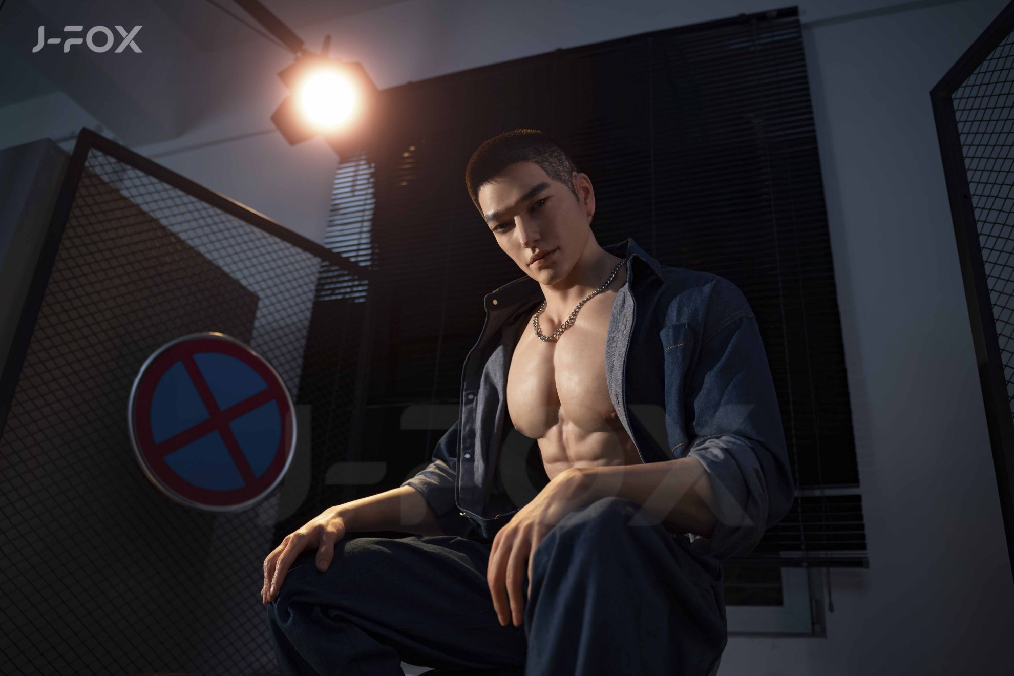 Picture of J-fox 184cm Repairman Silicone Male Sex Doll