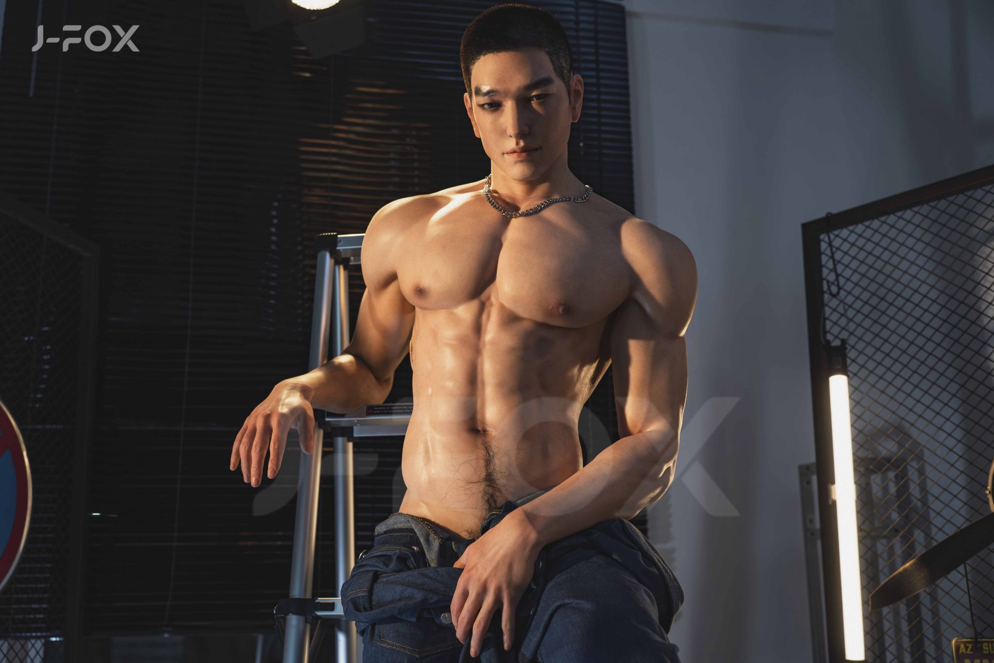 Picture of J-fox 184cm Repairman Silicone Male Sex Doll