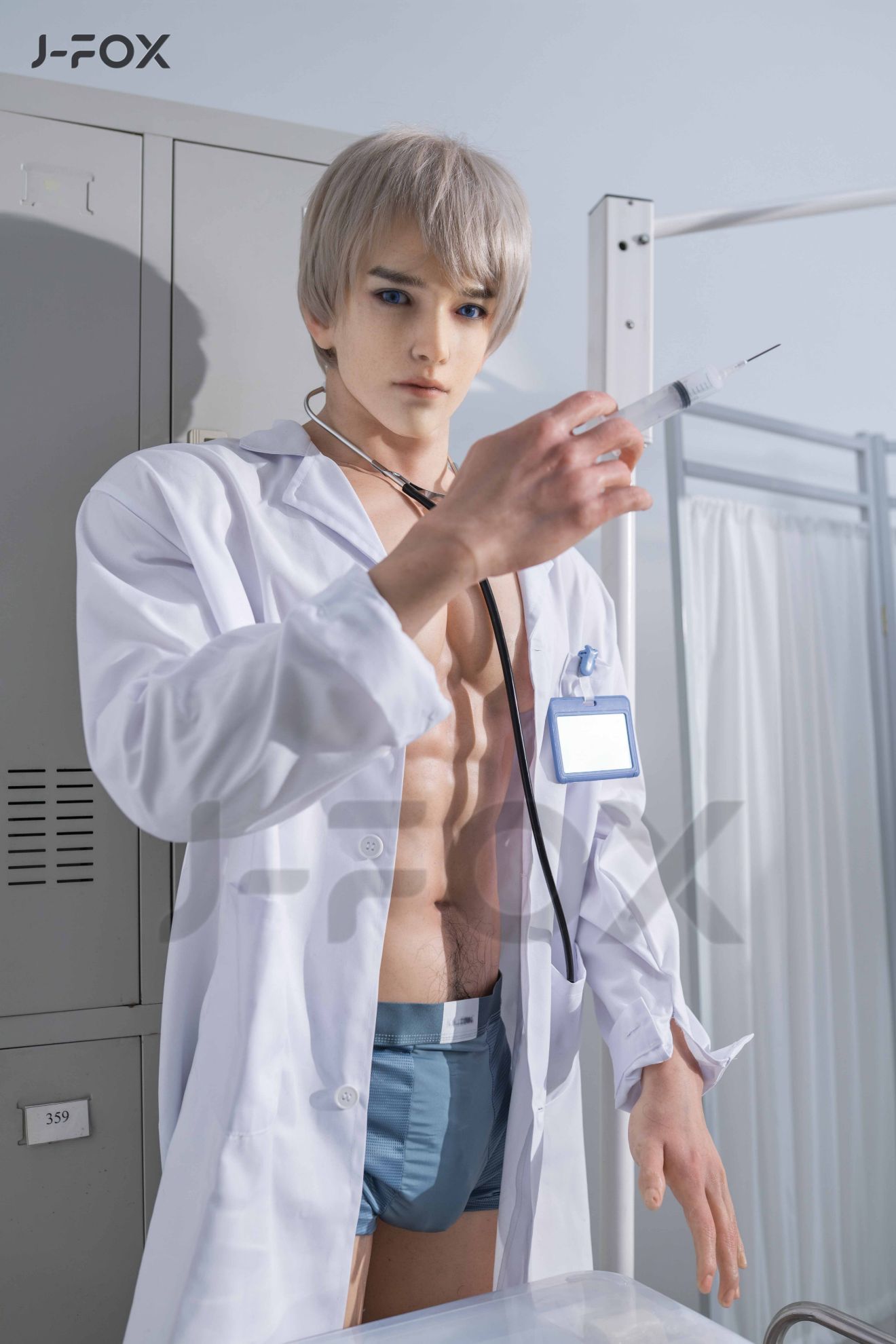 Picture of J-fox 184cm Private Doctor Silicone Male Sex Doll