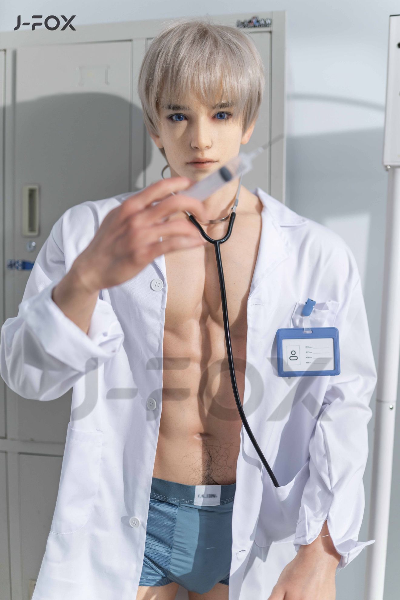 Picture of J-fox 184cm Private Doctor Silicone Male Sex Doll