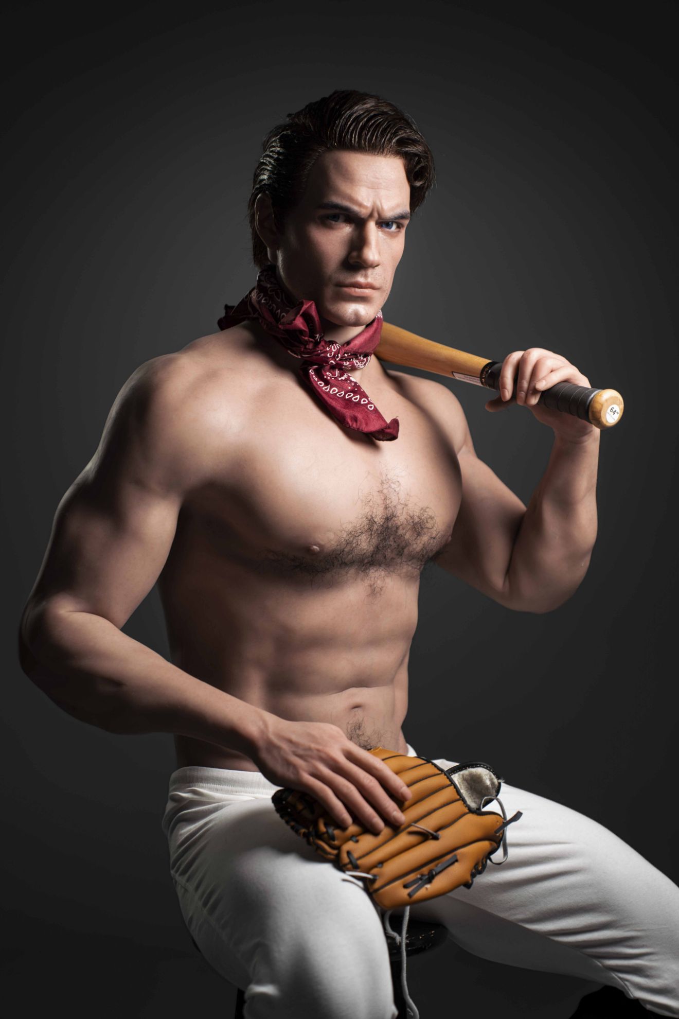 Picture of J-fox 180cm Baseball Jock Male Silicone Sex Doll