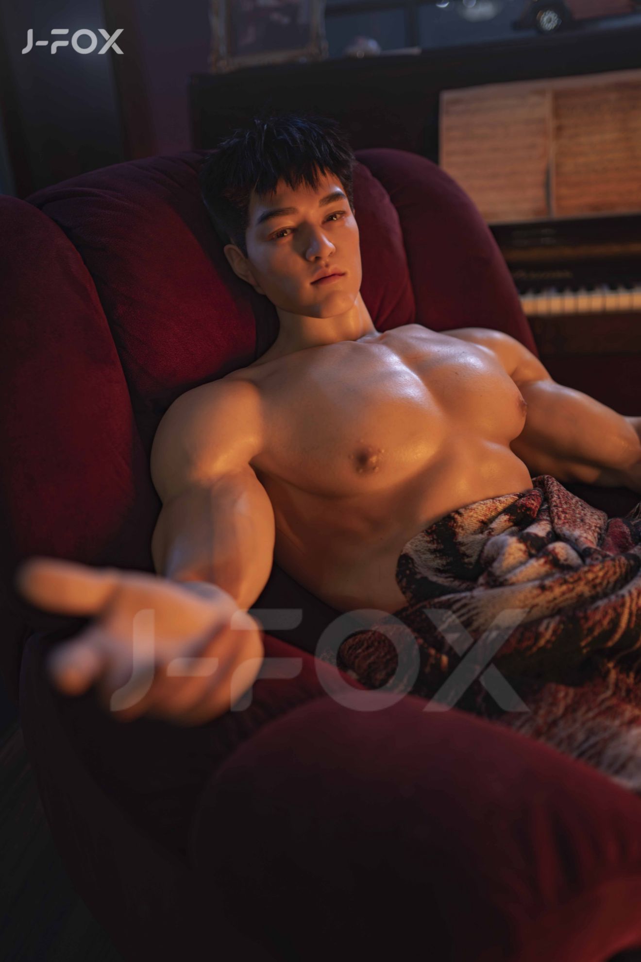 Picture of J-fox 172cm Night Bar Male Silicone Sex Doll