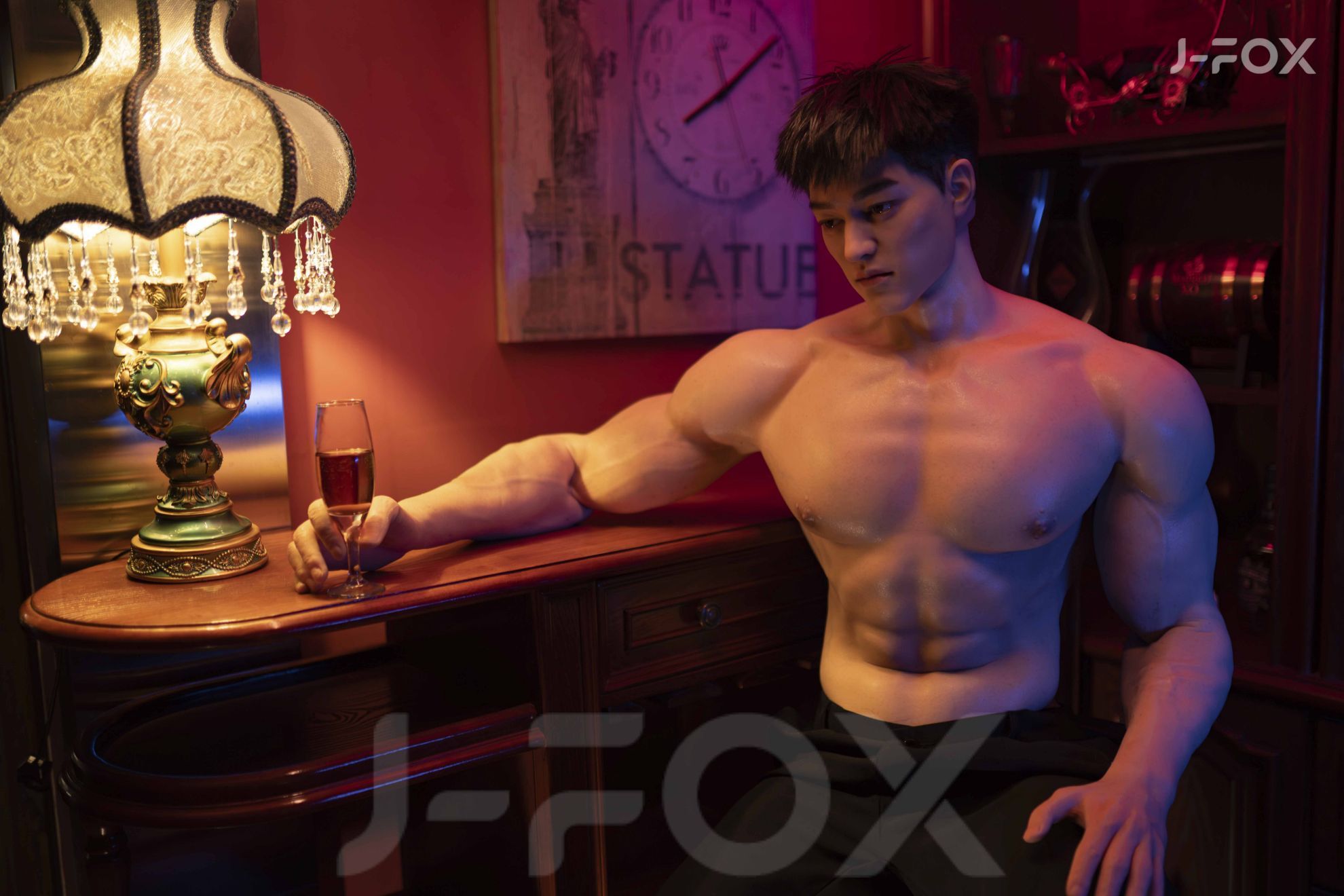Picture of J-fox 172cm Night Bar Male Silicone Sex Doll