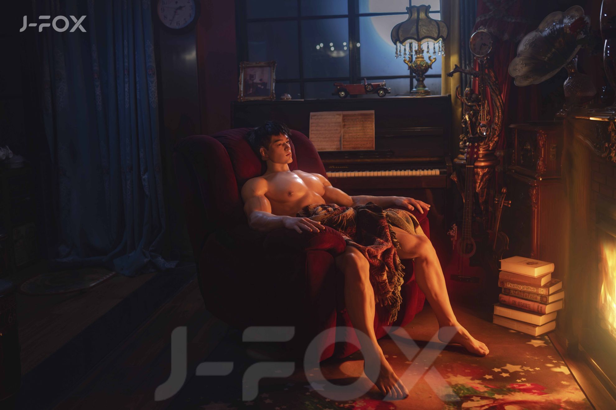 Picture of J-fox 172cm Night Bar Male Silicone Sex Doll