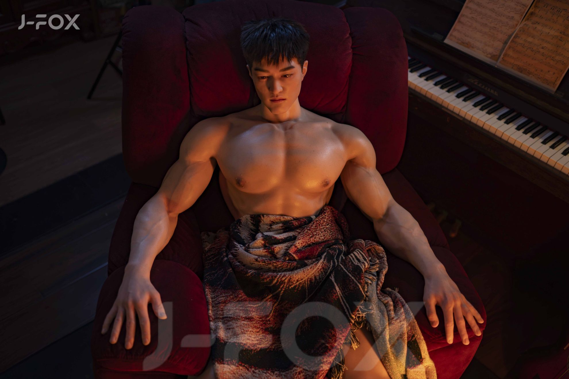Picture of J-fox 172cm Night Bar Male Silicone Sex Doll