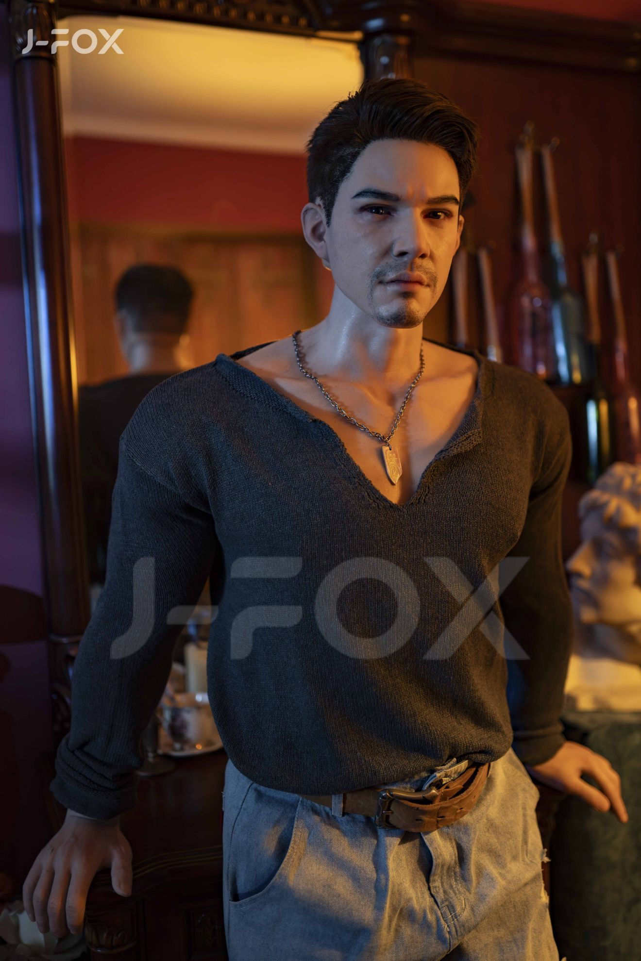 Picture of J-fox 172cm Modern Gentle Male Silicone Sex Doll