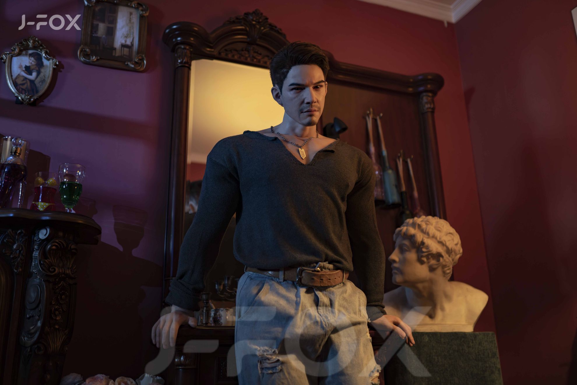 Picture of J-fox 172cm Modern Gentle Male Silicone Sex Doll