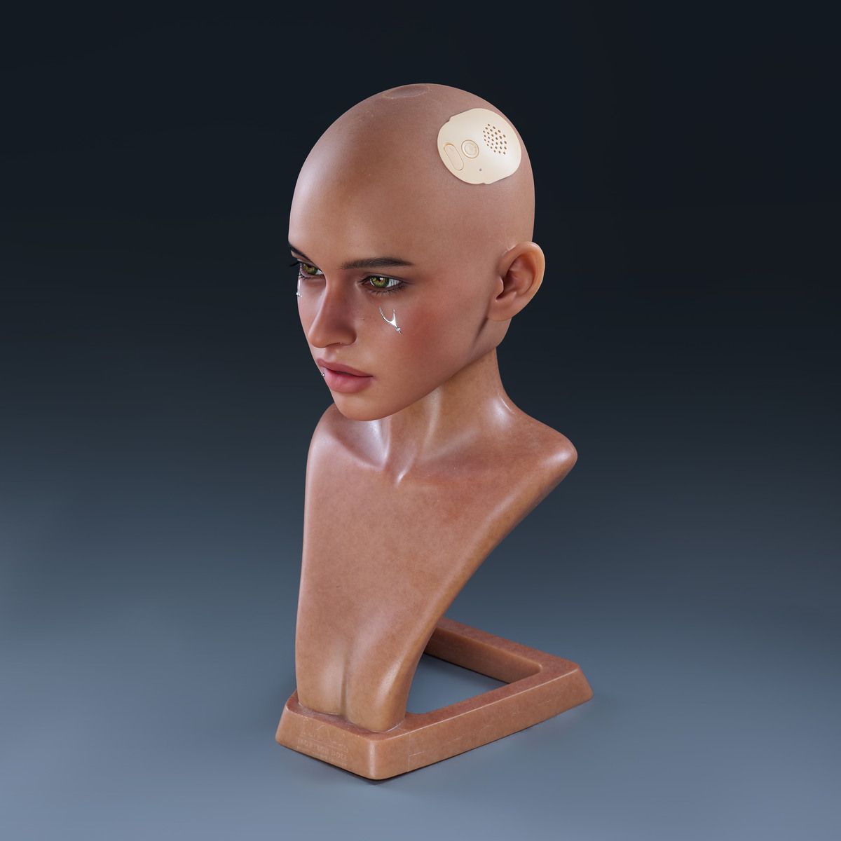 Picture of Real Lady IronAI Head