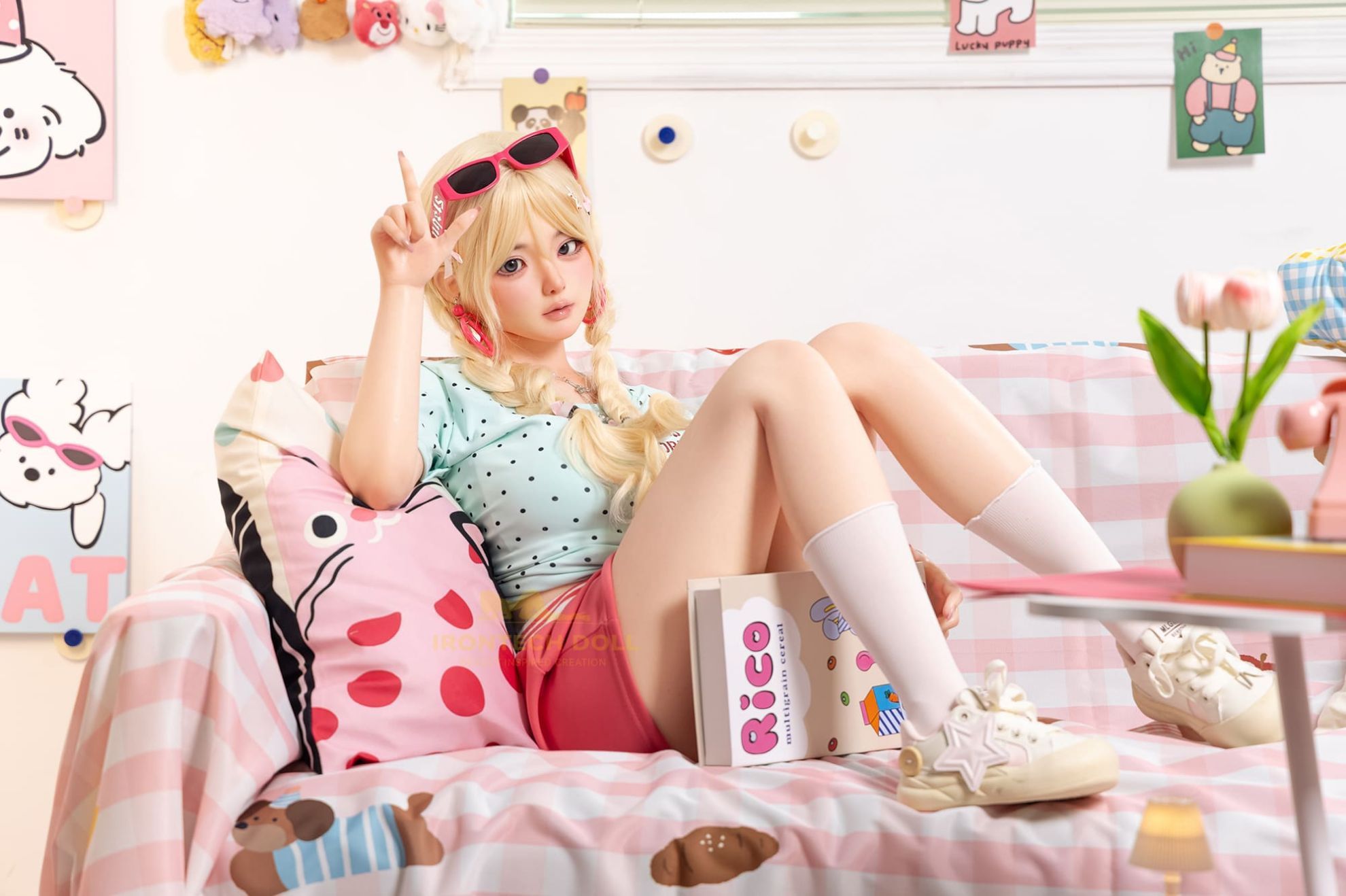 Picture of Irontech - 148cm/4ft10 B-cup Plus G1 Xia Ying Natural Silicone Cutie Sex Doll