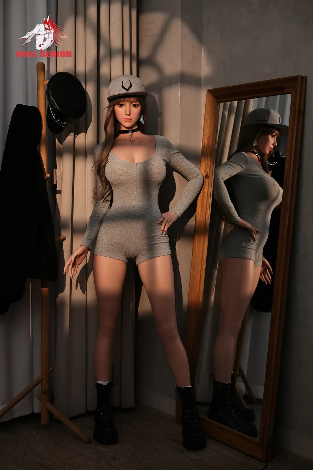 Picture of 163cm/5ft4 E-cup Silicone Head Sex Doll – Athena