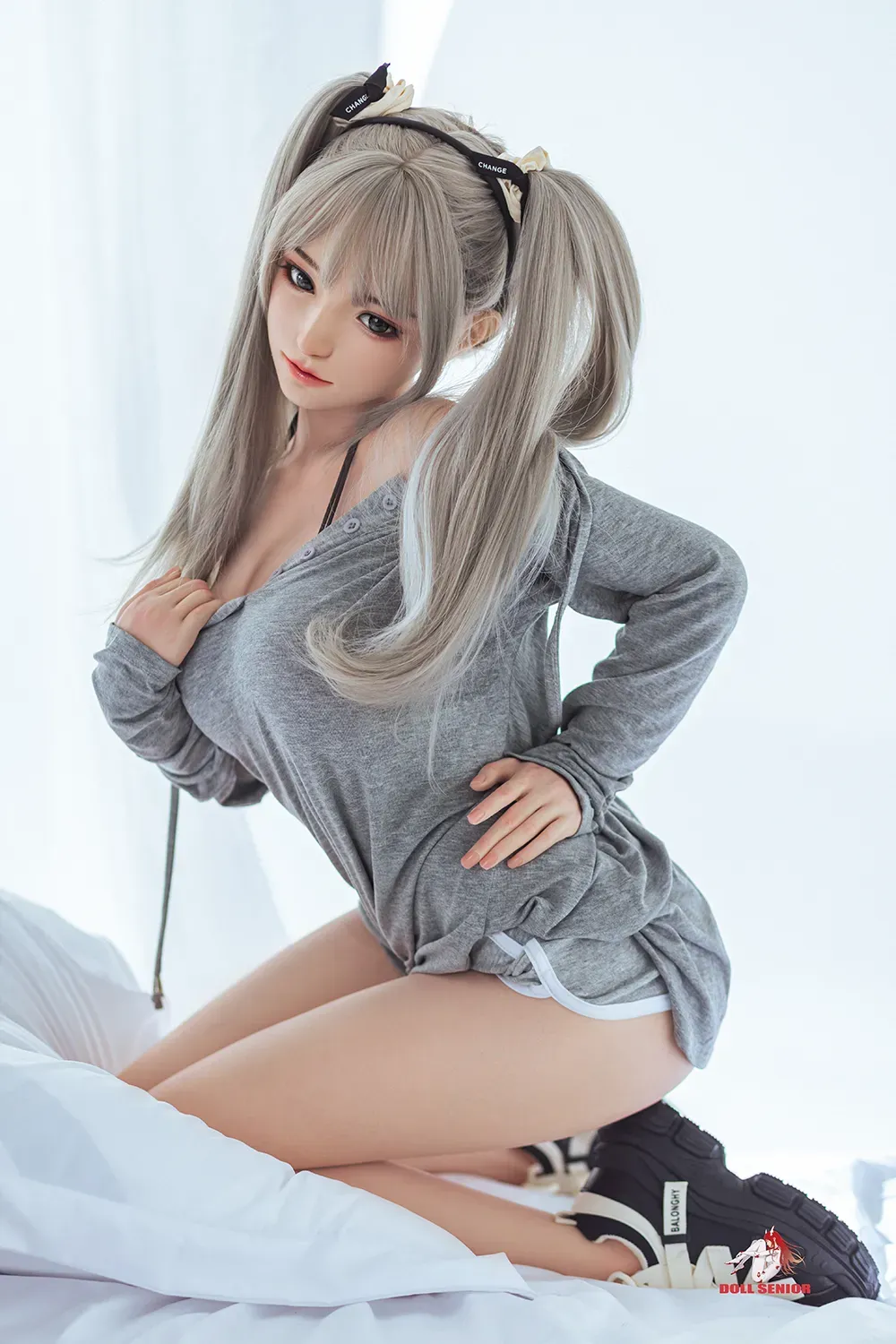 Picture of 148cm/4ft10 D-cup Silicone Head Sex Doll – Mengyin
