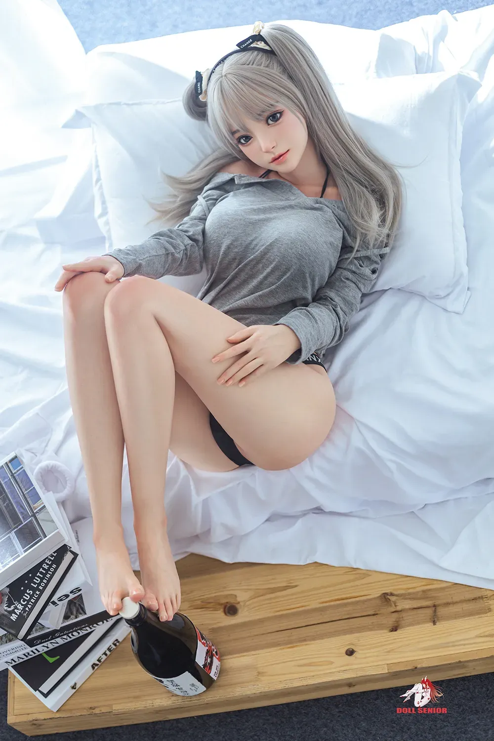 Picture of 148cm/4ft10 D-cup Silicone Head Sex Doll – Mengyin