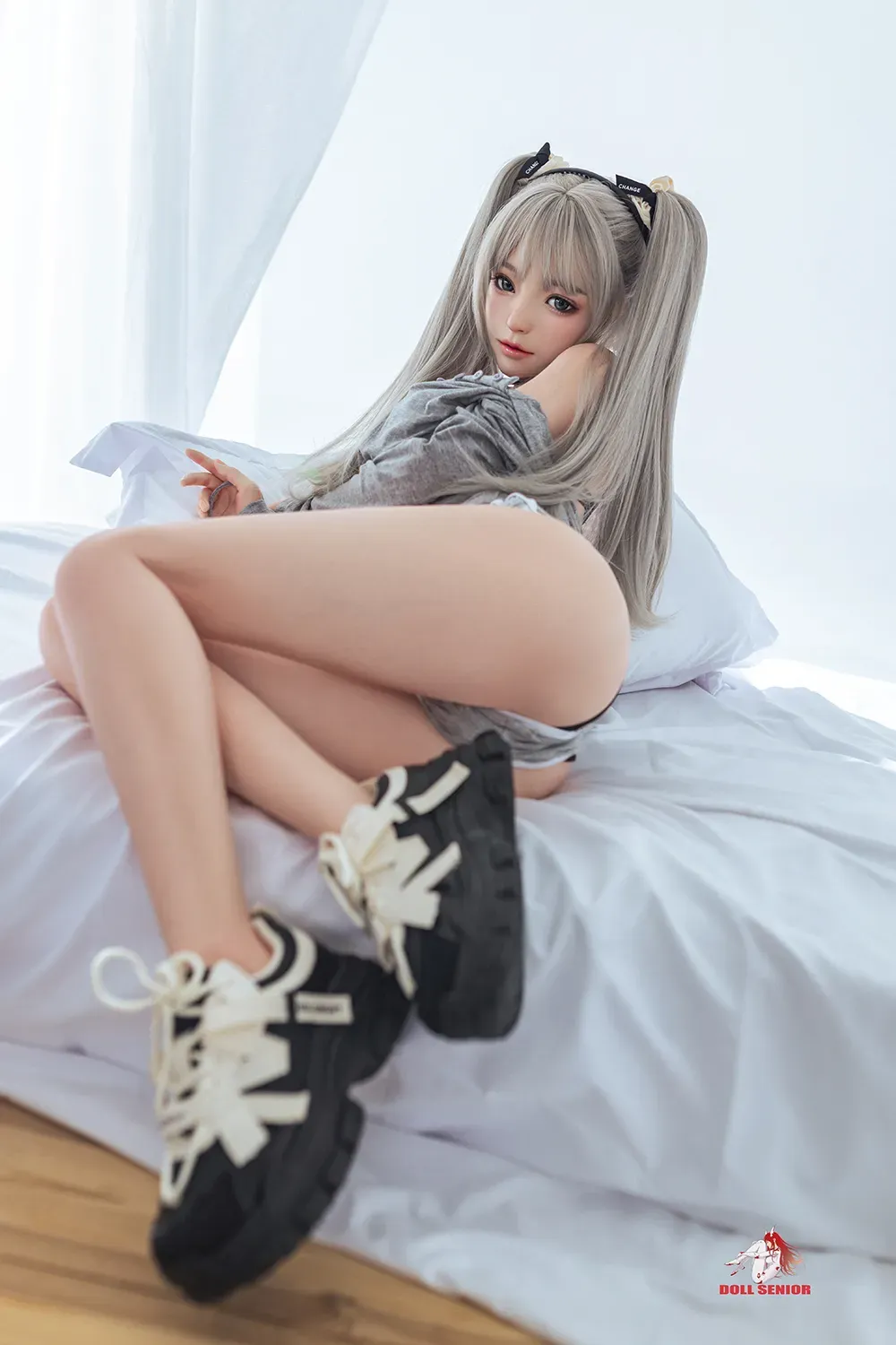Picture of 148cm/4ft10 D-cup Silicone Head Sex Doll – Mengyin