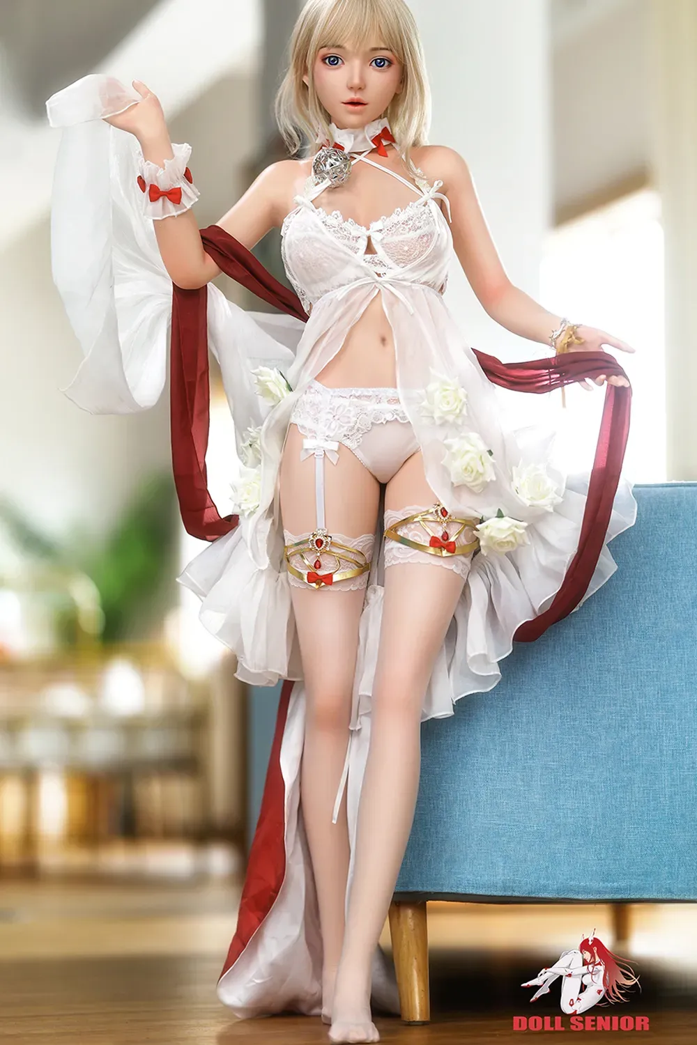 Picture of 148cm/4ft10 D-cup Silicone Head Sex Doll – Jike
