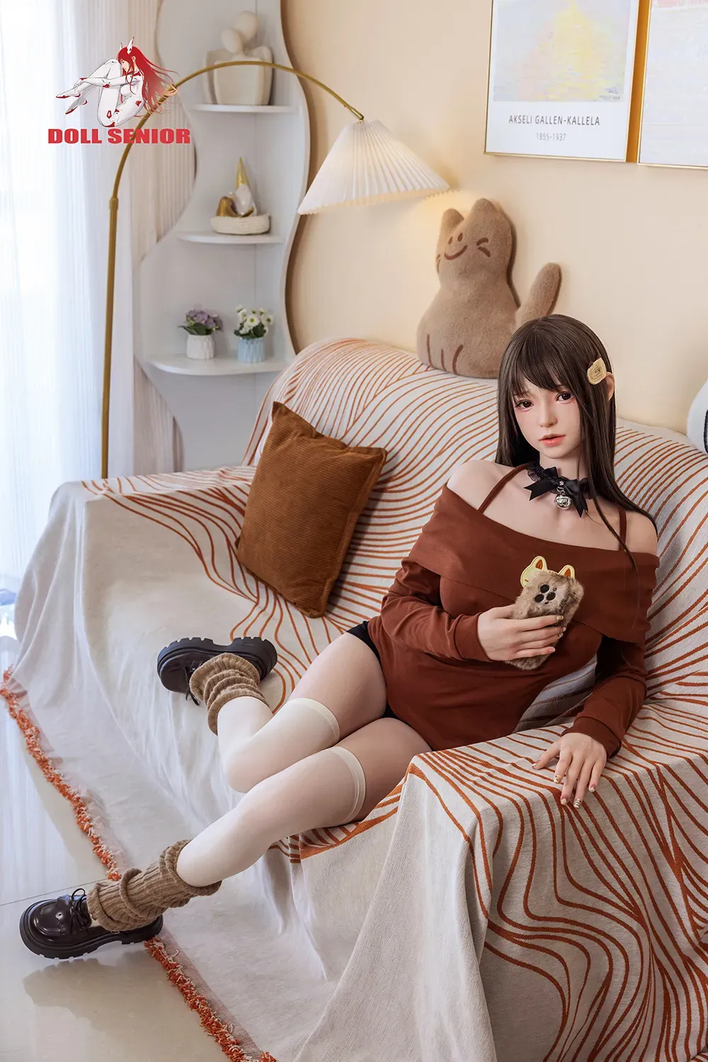 Picture of 163cm/5ft4 E-cup Silicone Head Sex Doll – Meixiao