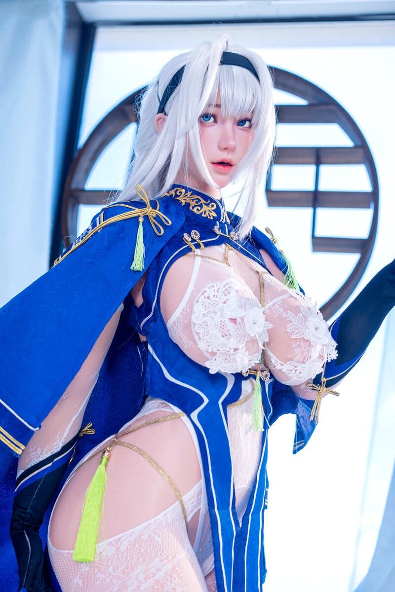 Picture of Fu doll 166cm (5.45ft) Silicone Sex Doll Zhang Yinxi With Real Skin Texture