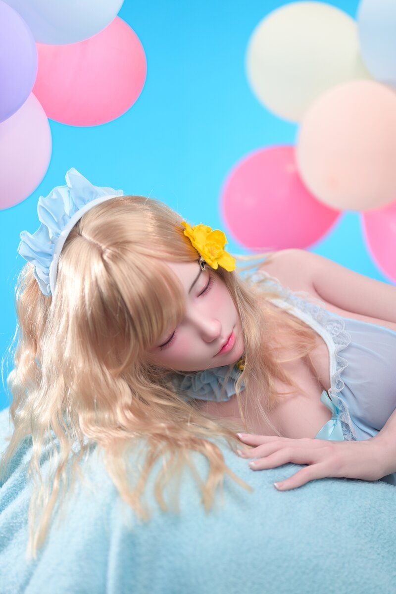 Picture of Fudoll 152cm (4.99ft) Closed-Eye Blonde Realistic Doll