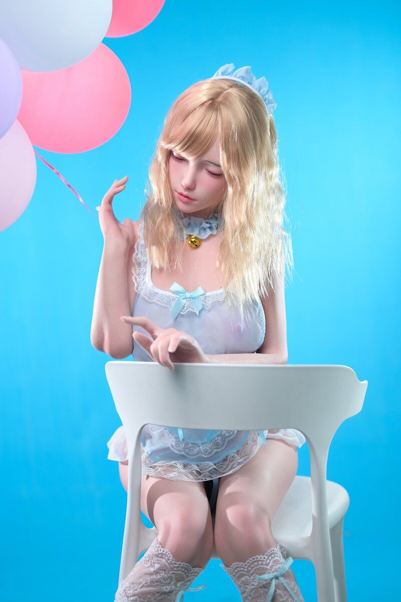 Picture of Fudoll 152cm (4.99ft) Closed-Eye Blonde Realistic Doll