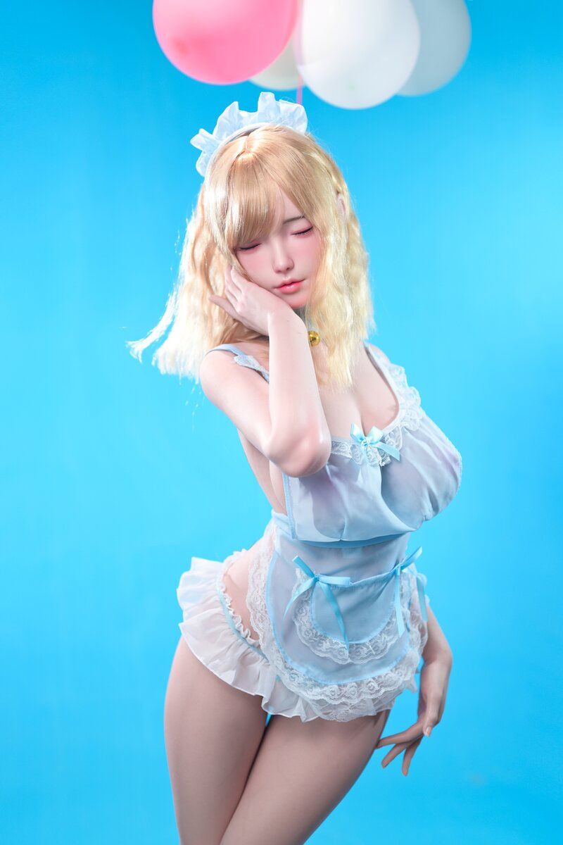 Picture of Fudoll 152cm (4.99ft) Closed-Eye Blonde Realistic Doll