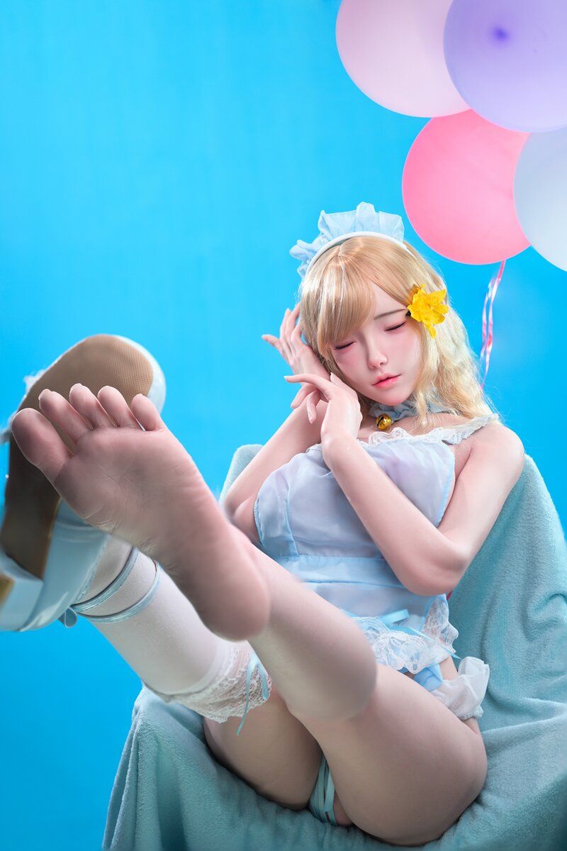 Picture of Fudoll 152cm (4.99ft) Closed-Eye Blonde Realistic Doll